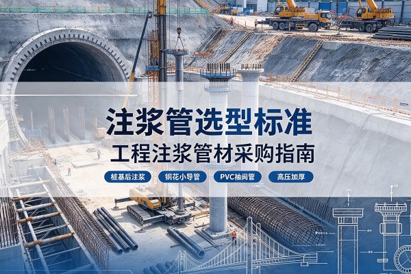 厦门注浆管选型标准