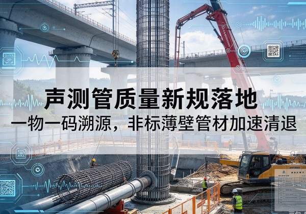 厦门声测管质量新规落地，一物一码溯源，非标薄壁管材加速清退